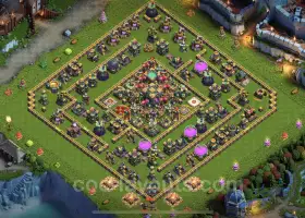 Best Anti 2 Stars TH14 Base - Legend League Defense Guide #21556