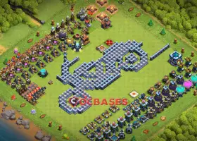 Town Hall 13 Progress Base | Clash of Clans Fun Copy Links #21603