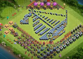 Clash of Clans Town Hall 14 Progress Base & Copy Link #21607