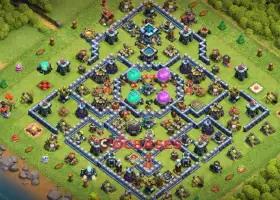 Top Town Hall 13 Farming Base with Copy Link | Clash of Clans #21617