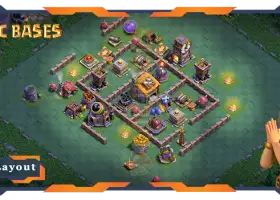 Best Builder Hall Level 6 Base Design & Link - COC BH06 #21629