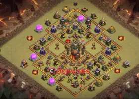 Best Town Hall 10 War Base: Anti-3 Star & Compact Design #21637