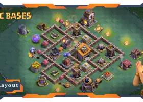 Top Builder Hall 6 Base Design & Link - Clash of Clans #21649