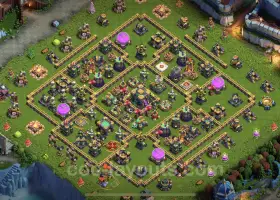 Best TH14 Anti 2 Stars Base with Link - Clash of Clans #21658