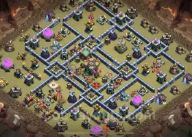 Best Anti 3 Stars TH14 War Base - Clash of Clans Copy #21678