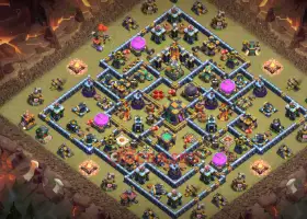 Ultimate Town Hall 14 War Base for Clash of Clans #21685