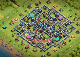 Best Town Hall 13 Hybrid Base - Compact & Anti-3 Star Guide #21695