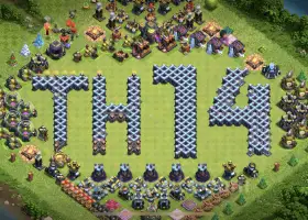 Top Funny TH14 Troll Bases with Links - Clash of Clans #21701