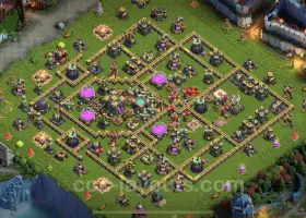 TH14 Farming Base Link - Hybrid Design for Clash of Clans #21713