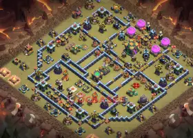 Top Town Hall 14 War Base - Anti 3 Stars | Clash of Clans #21724