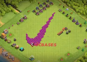 Town Hall 6 Progress Base - Clash of Clans Fun Strategies #21764