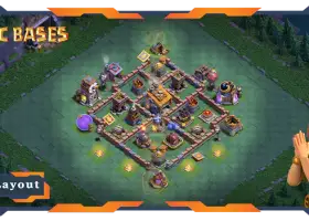 Basisontwerp voor Beste Bouwer Hall 08 met link - Clash of Clans #18482