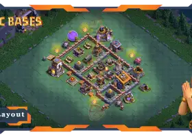 Bağlantılarla En İyi İnşaatçı Salonu 8 Üssü - Clash of Clans #18487