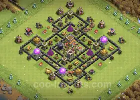 Top TH8 Base Copy 2023: Anti-Air & Max Levels Guide #19072