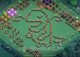 Best Funny TH9 Troll Bases 2023 - Clash of Clans Art #19441