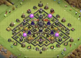 Farming Base TH9 Max Levels - Clash of Clans 2023 Copy #19455