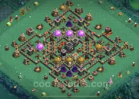 TH9 Max Levels Farming Base - Clash of Clans 2023 #19556