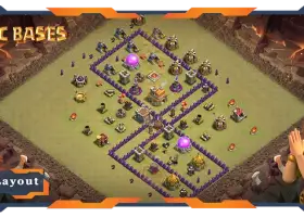 Top TH7 Base Layout for Defense & War - Clash of Clans #19557