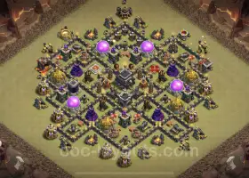 Top Anti 2 Stars TH9 War Base Link - Hybrid 2023 #19558