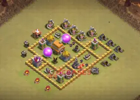 Top Town Hall 5 War Base for Clash of Clans | Copy Base Link #19637