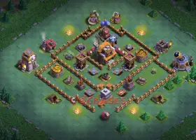 Best Builder Hall 5 Trophy Base | Clash of Clans Guide #19800