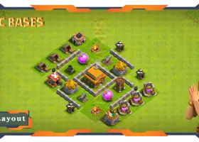 Top Hybrid Base TH3 Max Levels & Defense Layouts - CoC #19860