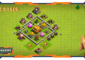 Top TH3 Farming Base - Hybrid Layouts for Clash of Clans #19879