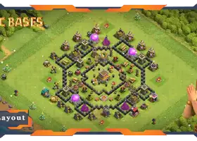 Top TH8 Anti Air Base Layouts - Clash of Clans Guide #20063