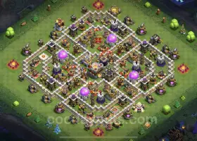 TH11 Farming Base Link - Anti 2 Stars Hybrid Layout #20309