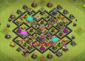 Ultimate Town Hall 8 Hybrid Base | Clash of Clans #20328