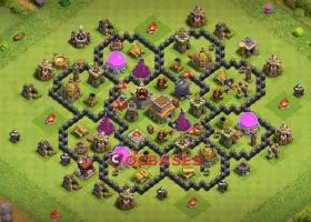 Top Town Hall 8 Farming Base - Copy Link & Strategies! #20408