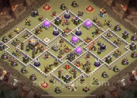 Top TH11 War Base - Anti Everything & Hybrid Design with Link #20423