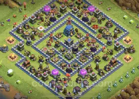 Best Anti 2 Stars TH12 Base Copy - Clash of Clans Hybrid #20688