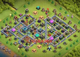 Top Town Hall 13 Farming Base: Anti 3 Star | Clash of Clans #20701