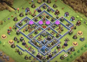 TH12 Hybrid Farming Base - Clash of Clans Layout & Link #20815