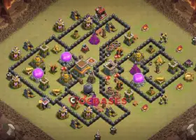 Top Town Hall 8 War Base - Copy Link for Clash of Clans #21049