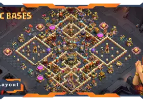 Top TH17 Base Layout: Anti-Air & Electro Dragon Defense #21205