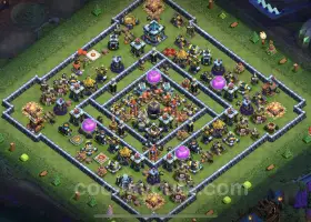 TH13 Farming Base Copy: Anti Everything Layout for COC #21209