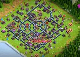 Top Town Hall 15 War Base: Anti Air & Electro Dragon Tips #21223