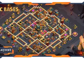 Top TH17 Base Layouts for WarCWL & Defense - Clash of Clans #21228