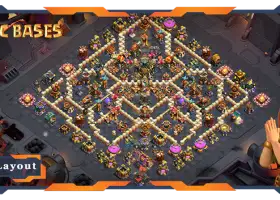 Top TH17 War Base Layout: Anti 3 Star & Link - Clash of Clans #21352