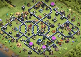 Best TH13 Anti 3 Stars Base with Link - Clash of Clans #21391