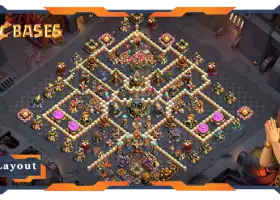 Top TH17 Base: Anti 3 Star Layout for War CWL - Clash of Clans #21402