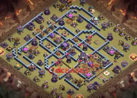 Top Town Hall 15 War Base for Clash of Clans | Anti 3-Star #21453