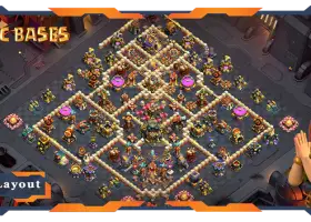 Top TH17 War Base | Anti 3 Star Layouts & Links - CoC #22019