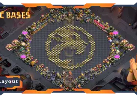 Top TH17 Troll Base with Funny Layout #55576